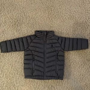 NWT Ralph Lauren Baby Boy Grey Puffer Jacket 12M